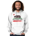 thumbnail image 5 of Flag Hoodies Sweat Shirts Sweatshirts CA Love Bear California Vacation Souvenir, 5 of 6