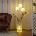 thumbnail image 3 of Wisfor 130CM Dimmable Standing Floor Lamp Flower Rattan LED Night Light Home Art Decor, 3 of 17