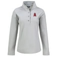thumbnail image 2 of Women's Cutter & Buck Gray Los Angeles Angels Hunts Point Eco Half-Snap Jacket, 2 of 3