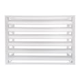 thumbnail image 5 of Aluminum Alloy Air Conditioner Fence Screen for Outdoor with Top Storage Shelf 39*20*28" White, 5 of 11