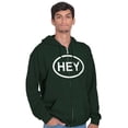 thumbnail image 5 of Hey Girl Funny Novelty TV Show Logo Zip Up Hoodie Men's Women's Brisco Brands 3X, 5 of 6