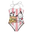 thumbnail image 3 of Pochacco Girls One Piece Swimsuits Hawaiian Summer Swimwear Beach Bathing Suit Outfits, 3 of 6