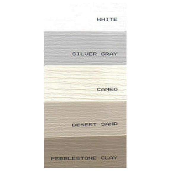 Mobile Home Vinyl Skirting Box of 8 White Solid Panels 16" Wide by 35" Tall. Premium 40 Mil Thickness