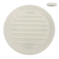 thumbnail image 5 of EXHUMKY White Round Plant Pot Saucer with Hidden Wheels for Garden Mobility and Water Storage, 5 of 6