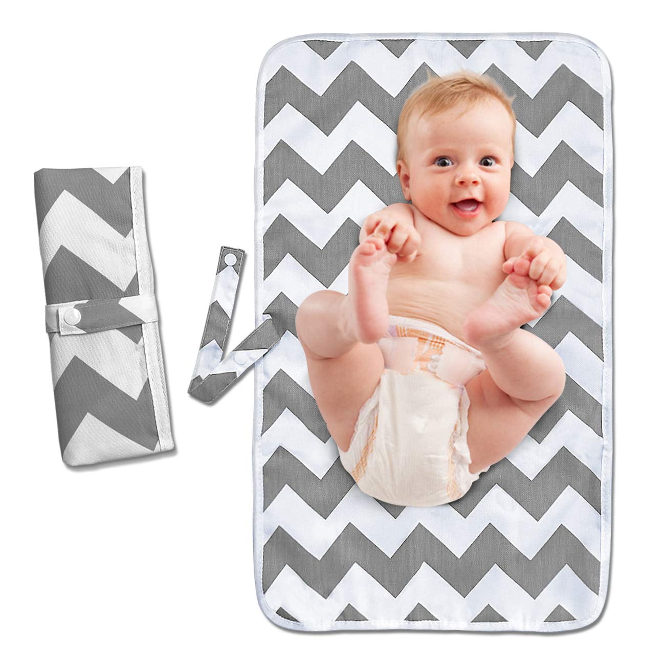 Kimyt Baby Changing Diaper Pad Newborn Nappy Diaper Play Changing Mat Portable Foldable Washable for Travel Kimyt Baby Changing Diaper Pad Newborn Nappy Diaper Play Changing Mat Portable Foldable Washable for Travel
