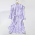 thumbnail image 5 of Bovxnpu Robes for Women, Silk Robes for Women Satin Bride Bridesmaid Wedding Party Robes Lightweight Sleepwear, 5 of 5