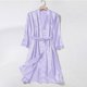 thumbnail image 5 of Batas Camisón Panel Ligero Dama de Honor de Boda Camisón de Grupo Cárdigan Fino de Boda Camisón de Manga Nueve Cuartos Para Mujer Camisón de Mujer, 5 of 5