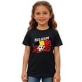 thumbnail image 4 of Chandail Fille Col Rond Garçon Tout-Petit T-Shirt à Manches Courtes Fille Tenues d'Été Shorts pour Garçons 4T, 4 of 5