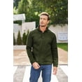thumbnail image 3 of COOFANDY Mens Mock Turtleneck Sweater Knit Fashion Long Sleeves Sweatshirt Top, 3 of 20