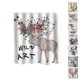 thumbnail image 4 of Cortina de ducha impermeable con estampado de animales de dibujos animados, cortina de baño de tela de poliéster, cortinas bohemias de baño para el hogar Advancent JJ19013-01, 4 of 6