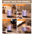 thumbnail image 3 of Kepwam Self-Heating Coffee Mug T1, 16oz Rechargeable Heated Coffee Mug, Smart Coffee Warmer Mug with App-Controlled,Advanced Temperature-Controlled H, 3 of 9