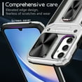 thumbnail image 4 of Allytech for Samsung Galaxy A34 5G Case with Camera Lens Protector, Full Body Shockproof Rugged Hybrid PC TPU Bumper Kickstand Slim Case Phone Cover for Samsung Galaxy A34 5G - Silver, 4 of 10