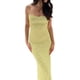 thumbnail image 1 of VISgogo Vestido de mujer, correa de espagueti, sin mangas, sin espalda, ajustado, estampado floral, vestidos largos VISgogo  moda, 1 of 8
