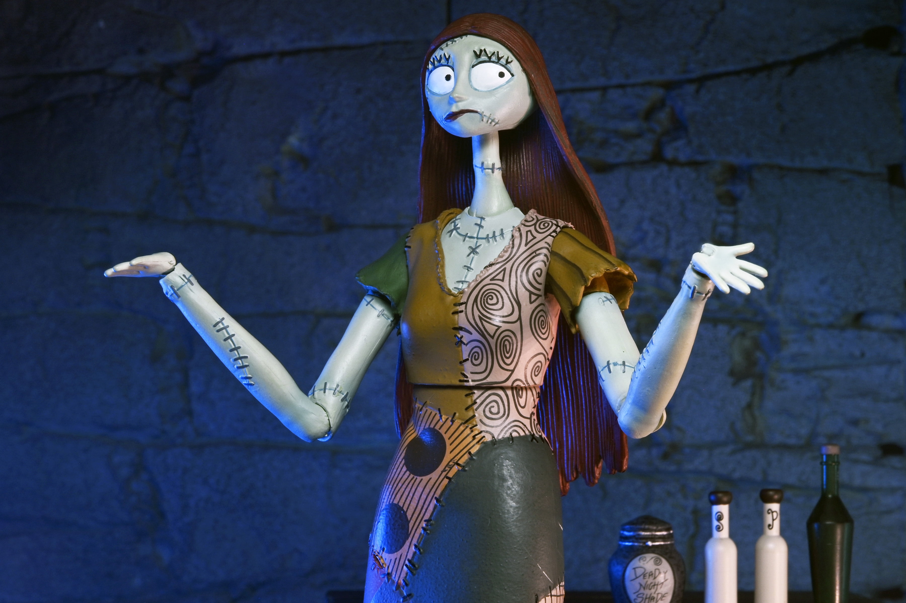 NECA Nightmare Before Christmas: Sally Ultimate Figure with Interchangeable Parts and Accessories (7")