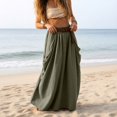 thumbnail image 3 of Aellinatey Women's Bohemian long skirt with pockets,, 3 of 8