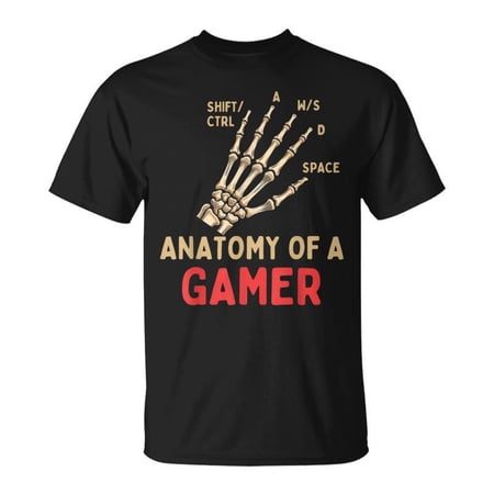 Video Games Gaming Anatomy Of A Gamer TShirt