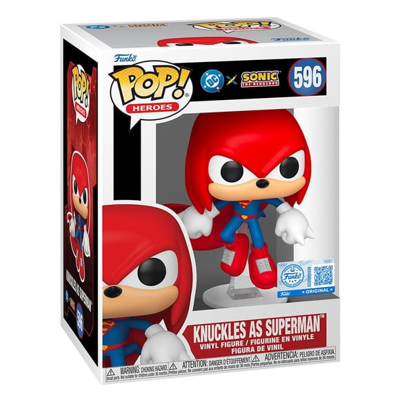 Figura Coleccionable Funko Pop Heroes Justice League y Sonic Knuckles como Superman 1 Pieza