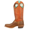 thumbnail image 3 of Justin Boots Womens Lorena Embroidered Cut Outs Wide Square Toe Cowboy  Mid, 3 of 5