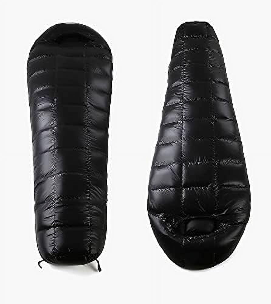 Sleeping Bag Adults Kids for Camping Hiking Trips Warm Cool Weather Lightweight and Waterproof Portable Sleeping Bag Indoors Outdoors Activities Grey
