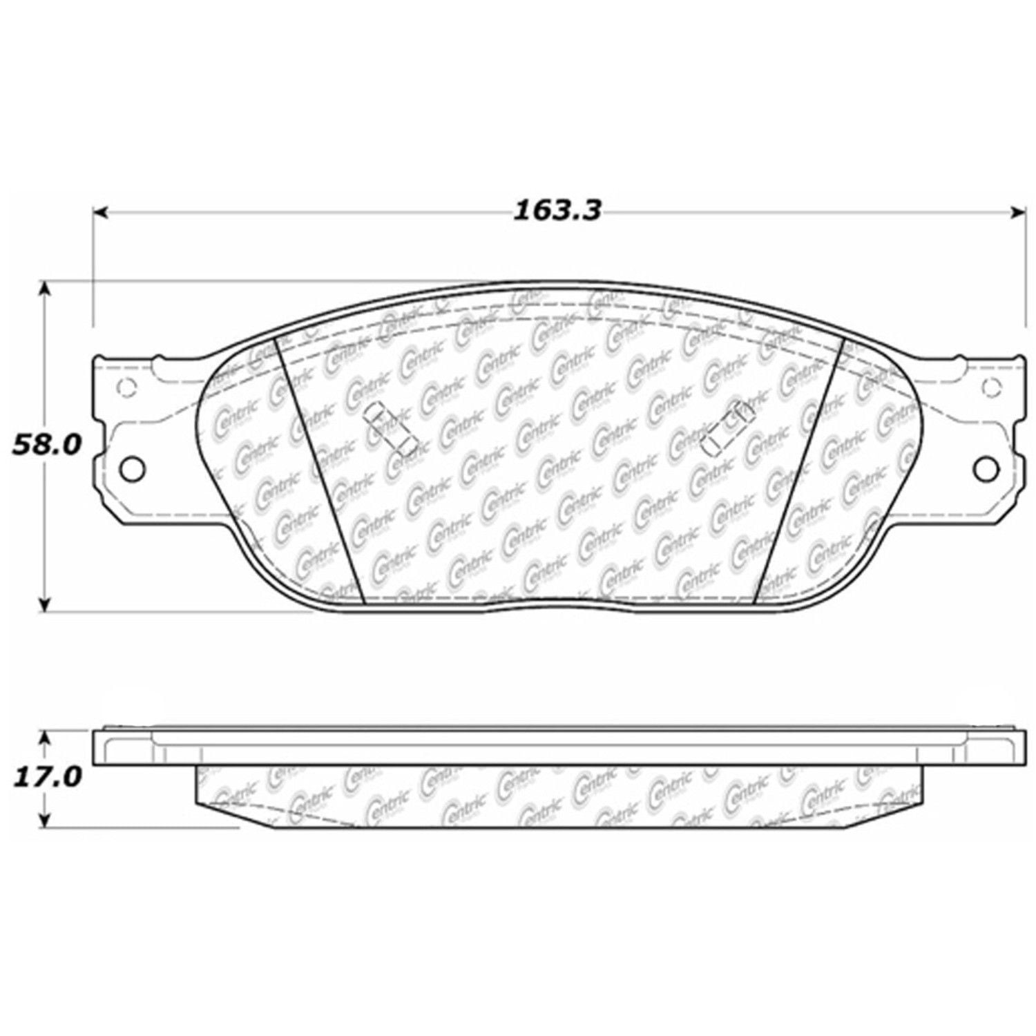 Centric Parts - Ceramic Pads