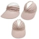 thumbnail image 3 of Sombrero para el sol para mujer, gorra con visera de ala ancha para playa, deportes, golf, senderismo, deportes al aire libre, gorra con parte superior vacía, 3 of 5