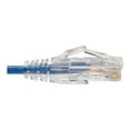 thumbnail image 2 of Tripp Lite Cat6 UTP Patch Cable [RJ45] - M/M, Gigabit, Snagless, Molded, Slim, Blue, 8 in. (n201-s8n-bl), 2 of 3