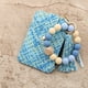 thumbnail image 4 of Tarjetero, billetera bohemia de pulsera, monedero, monedero de bolsillo para mujer, monedero, llavero con borla de cuentas azul y beige, llavero tipo brazalete, llavero con pulsera, billetera con broc, 4 of 6