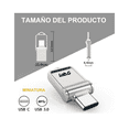 thumbnail image 3 of Memoria Usb 2tb Alta Velocidad 3.0 2 En 1 Tipo C Y Usb Lab.G Plateado, 3 of 4