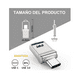 thumbnail image 3 of Memoria Usb 2tb Alta Velocidad 3.0 2 En 1 Tipo C Y Usb Lab.G Plateado, 3 of 4
