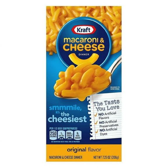 Kraft Macaroni and Cheese Original 7.25 oz Pack of 2
