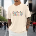 thumbnail image 2 of Autism Awareness Shirt for Men Women 2026 Summer Casual Short Sleeve Crewneck Neurodiverse Universe Graphic Tee Shirt, 2 of 6