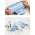 thumbnail image 3 of Chaleco de recuperación para gatos, alternativa para perros y gatos, traje de recuperación para mascotas, restauración de gatos adecuado para enfermedades de heridas abdominales (S, azul), 3 of 5