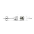 thumbnail image 3 of SuperJeweler Nearly 1/2 Carat Diamond Stud Earrings in 14 Karat White Gold For Women, 3 of 6