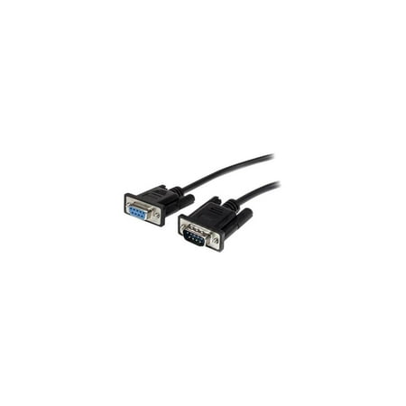 UPC: 0065030849012 | StarTech.com 3m Black Straight Through DB9 RS232 Serial Cable – DB9 RS232 Serial Extension Cable – Male to Female Cable