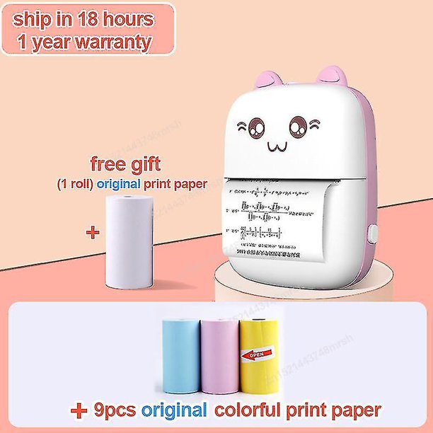 Mini impresora de bolsillo portátil Impresora de dientes inalámbrica Foto 57 mm