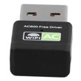 thumbnail image 1 of USB WiFi Adapter, Black 600Mbps  Network Adapter  for Desktop, 1 of 7