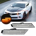 thumbnail image 2 of 2Pcs LED Side Marker Light Housing 12V 5W Front Amber for 2010-2015 Camaro, 2 of 5