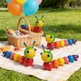 thumbnail image 4 of YiJuHui Vintage Tin Articulated Caterpillar Toy, Flexible Poseable Rainbow Animal Ornament, Nostalgic Distressed Metal Craft for Home Decor Picnic Holiday, 4 of 6