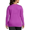 thumbnail image 5 of Just My Size Active Long Sleeve Cool Dri V-Neck Tee, 5 of 6