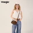 thumbnail image 7 of Wrangler Women Vintage Shoulder Bag Crossbody Hobo Purse with 2 Detachable Straps, Coffee, 7 of 7