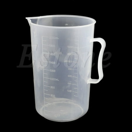 

HeroNeo 150/250/500/1000/2000ML Plastic Measuring Cup Jug Pour Spout Surface Kitchen 1Pc