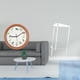 thumbnail image 2 of Reloj de pared,Reloj de pared con pájaro cantor Relojes de pared con pájaros,Relojes de pájaros con sonido Reloj decorativo que canta,Mesita de noche,Mesa auxiliar de acrílico, 2 of 8