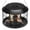 Black, variant on Squirrel Proof Tube Bird Feeder, Heavy Duty Metal Caged Wild Bird Feeder with Rainproof Cover, Outdoor Hanging Bird Feeder with 4 Feeding Ports, Weather Resistant Backyard Bird Feeder for Finches, Bl