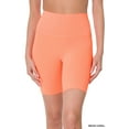 thumbnail image 1 of Zenana Women & Plus Athletic High Rise Wideband Workout Outseam Biker Shorts, 1 of 4