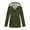 Green, variant on Women's & Men's Spring-Autumn Hooded Trench Coat