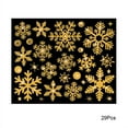 thumbnail image 6 of Wisremt Gold Christmas Snowflake Window Clings Glitter Silver Snowflake Window Stickers For Xmas Holiday Wonderland, 6 of 6