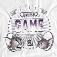 thumbnail image 2 of Tom and Jerry Life is A Game Women's T Shirt, White, Medium, 2 of 6