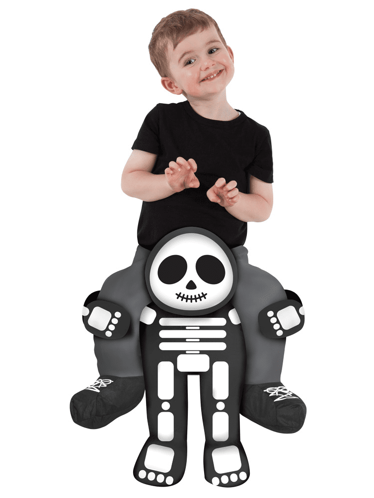 Photo 1 of Morphsuits Skeleton Toddler Piggyback Costume