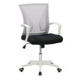 thumbnail image 4 of CorLiving Cooper Ergonomic Mesh Back Adjustable Height Adult Office Chair with Wheels, Grey/White/Black, 4 of 9