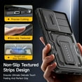 thumbnail image 6 of for Samsung Galaxy S25 Ultra Case with 2*Screen Protector, Slide Camera Cover, Kickstand, Lanyard Strap, Military Grade Shockproof Protective Heavy Duty Non-Slip for S25 Ultra Case-6.9'', Black, 6 of 9
